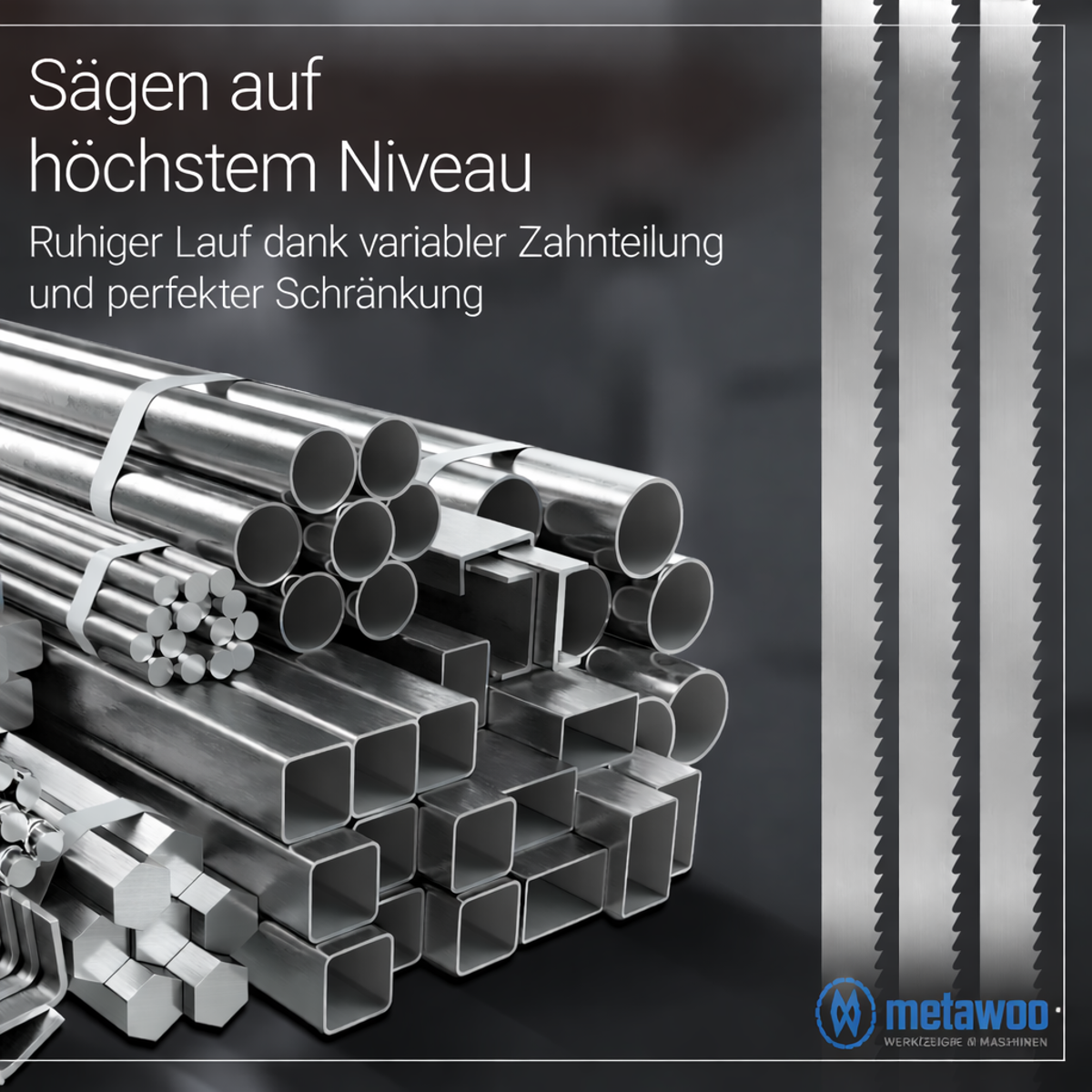 Passend für Makita DPB183 Bi-Metall Bandsägeblatt 835 x 13 x 0,5 x 18 ZpZ