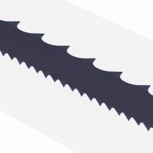 Passend für Mefell Z 5 Ec Zimmerei Bandsägeblatt mit Rückenschutzverzahnung, 1752 x 8 x 0,65 x 4 ZpZ