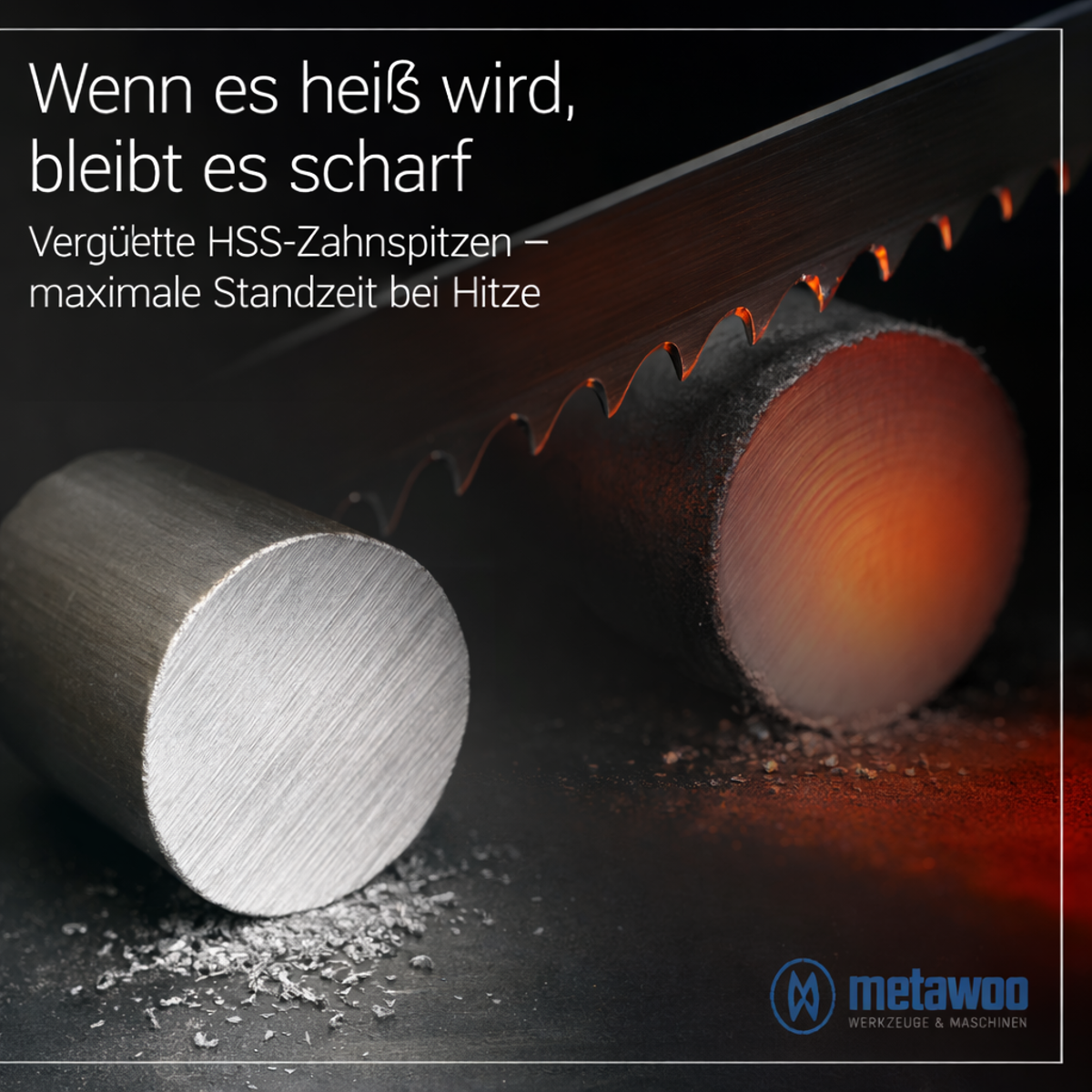 Passend für Milwaukee M12 FBS64-402C Bi-Metall Bandsägeblatt 776 x 13 x 0,50 x 18 ZpZ