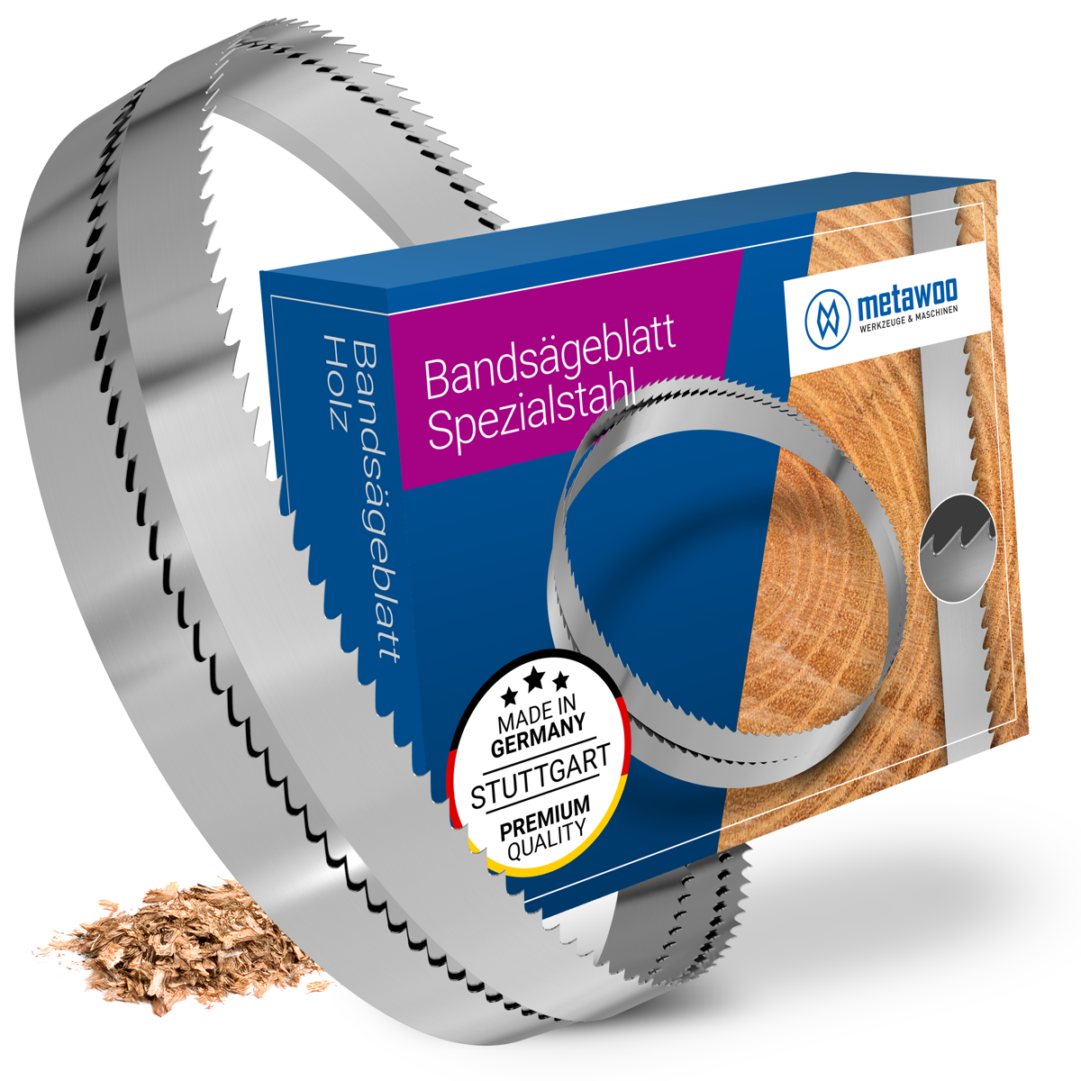 Spezialstahl Bandsägeblatt nach Maß