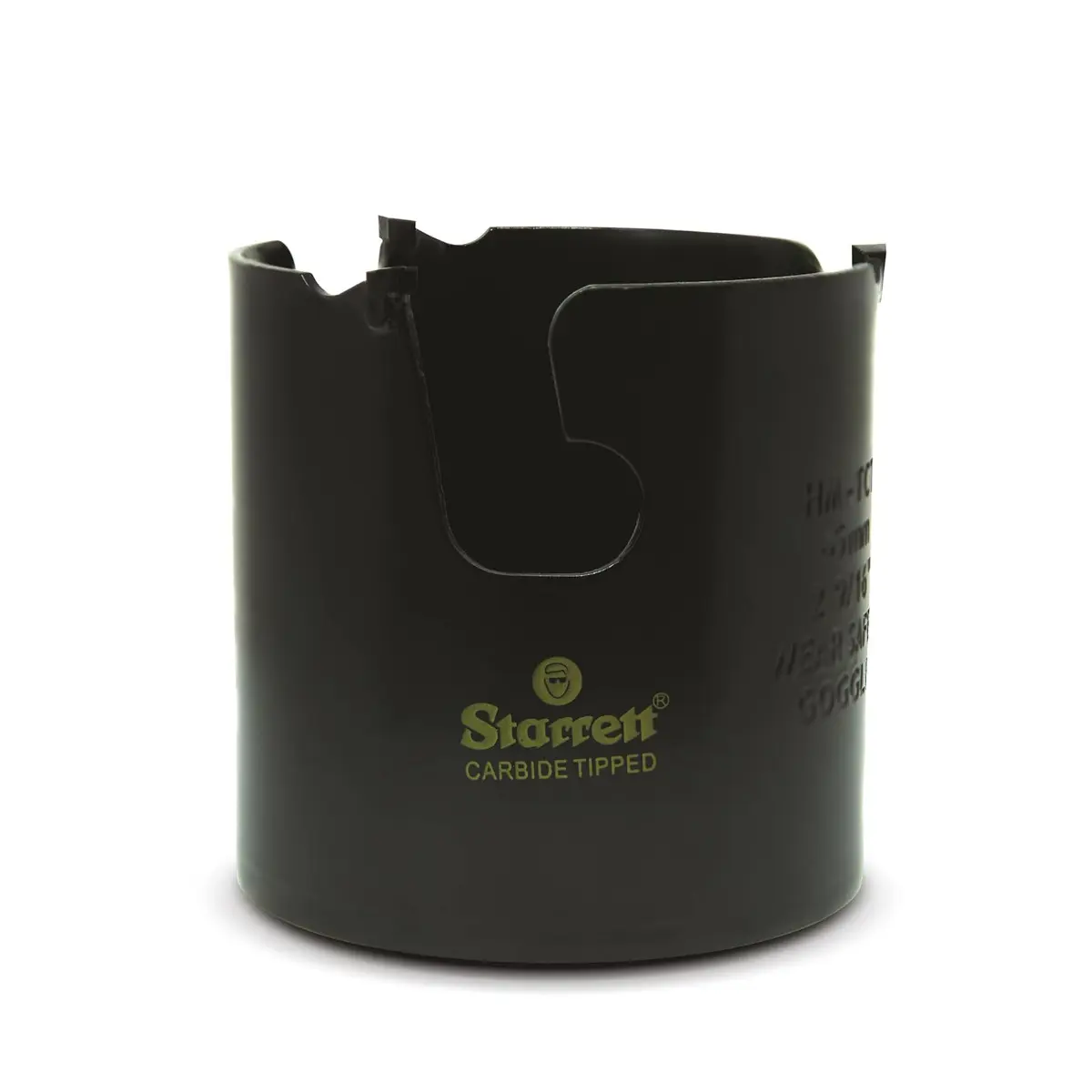 Starrett Hartmetall-bestückte Lochsäge - MPH0296 Mehrzweck-TCT-Lochsäge - für Holz-MDF-Kunststoff-Keramik-Wandfliesen - 65 mm, Schwarz