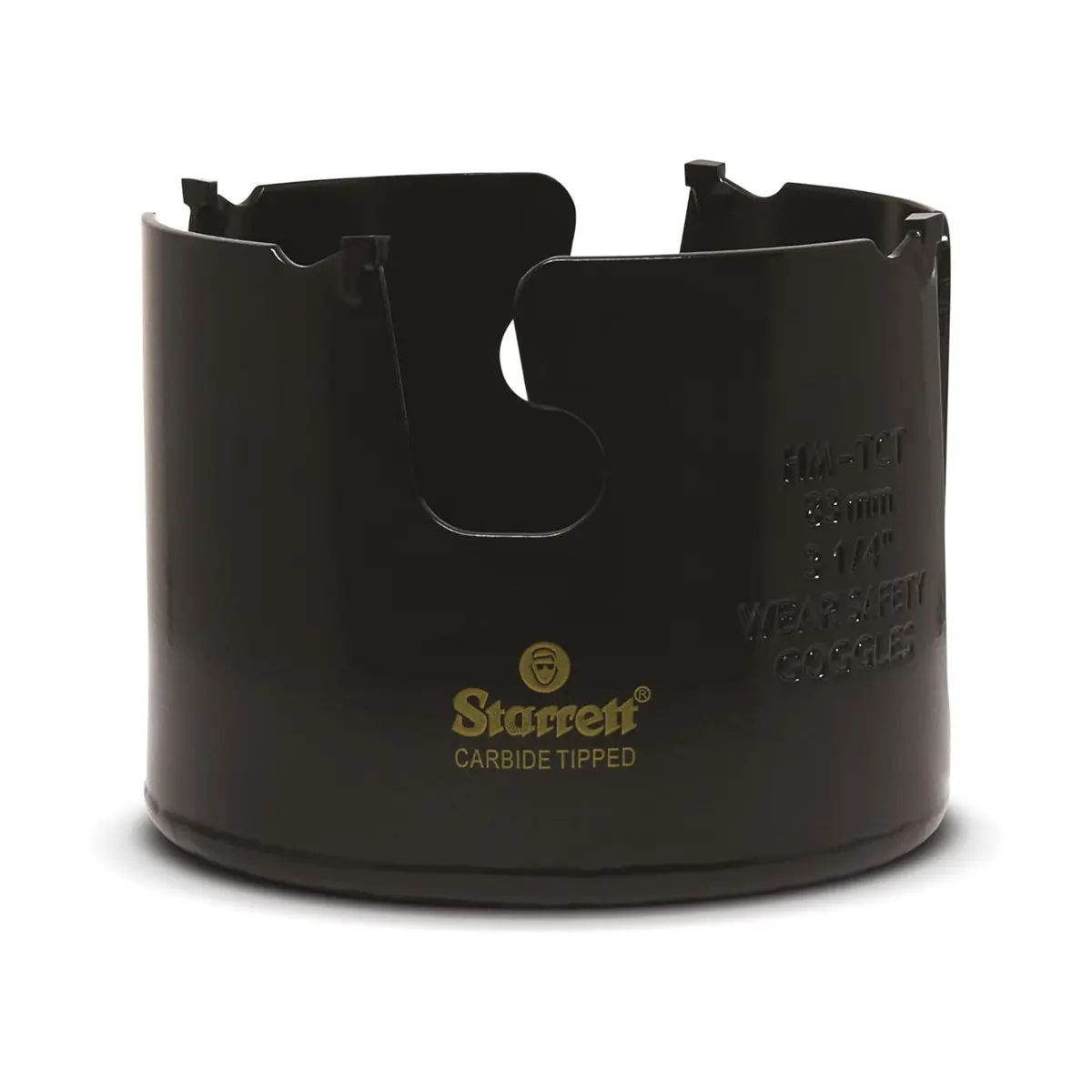Starrett Hartmetall-bestückte Lochsäge - MPH0314 Mehrzweck-TCT-Lochsäge - für Holz-MDF-Kunststoff-Keramik-Wandfliesen - 83mm