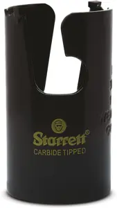Starrett Hartmetall-Lochsäge - MPH0112 Mehrzweck-TCT-Lochsäge - für Holz-MDF-Kunststoff-Keramik-Wandfliesen - 38 mm