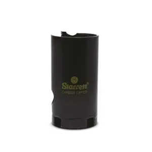 Starrett Hartmetall-Lochsäge - MPH0138 Mehrzweck-TCT-Lochsäge - für Holz-MDF-Kunststoff-Keramik-Wandfliesen - 35 mm