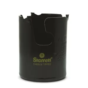 Starrett Hartmetall-Lochsäge - MPH0200 Mehrzweck-TCT-Lochsäge - für Holz-MDF-Kunststoff-Keramik-Wandfliesen - 51 mm