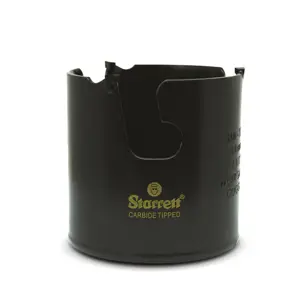Starrett Hartmetall-Lochsäge - MPH0212 Mehrzweck-TCT-Lochsäge - für Holz-MDF-Kunststoff-Keramik-Wandfliesen - 64 mm