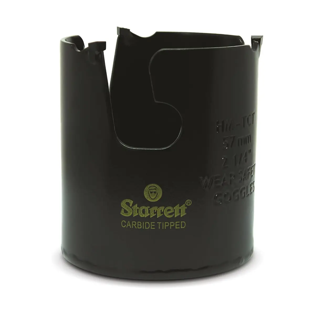 Starrett Hartmetall-Lochsäge - MPH0214 Mehrzweck-TCT-Lochsäge - für Holz-, MDF-Kunststoff-Keramik-Wandfliesen - 57 mm