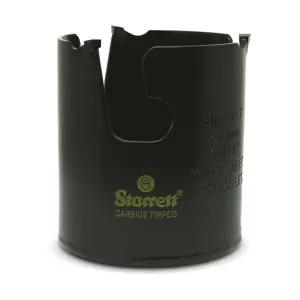 Starrett Hartmetall-Lochsäge - MPH0214 Mehrzweck-TCT-Lochsäge - für Holz-, MDF-Kunststoff-Keramik-Wandfliesen - 57 mm