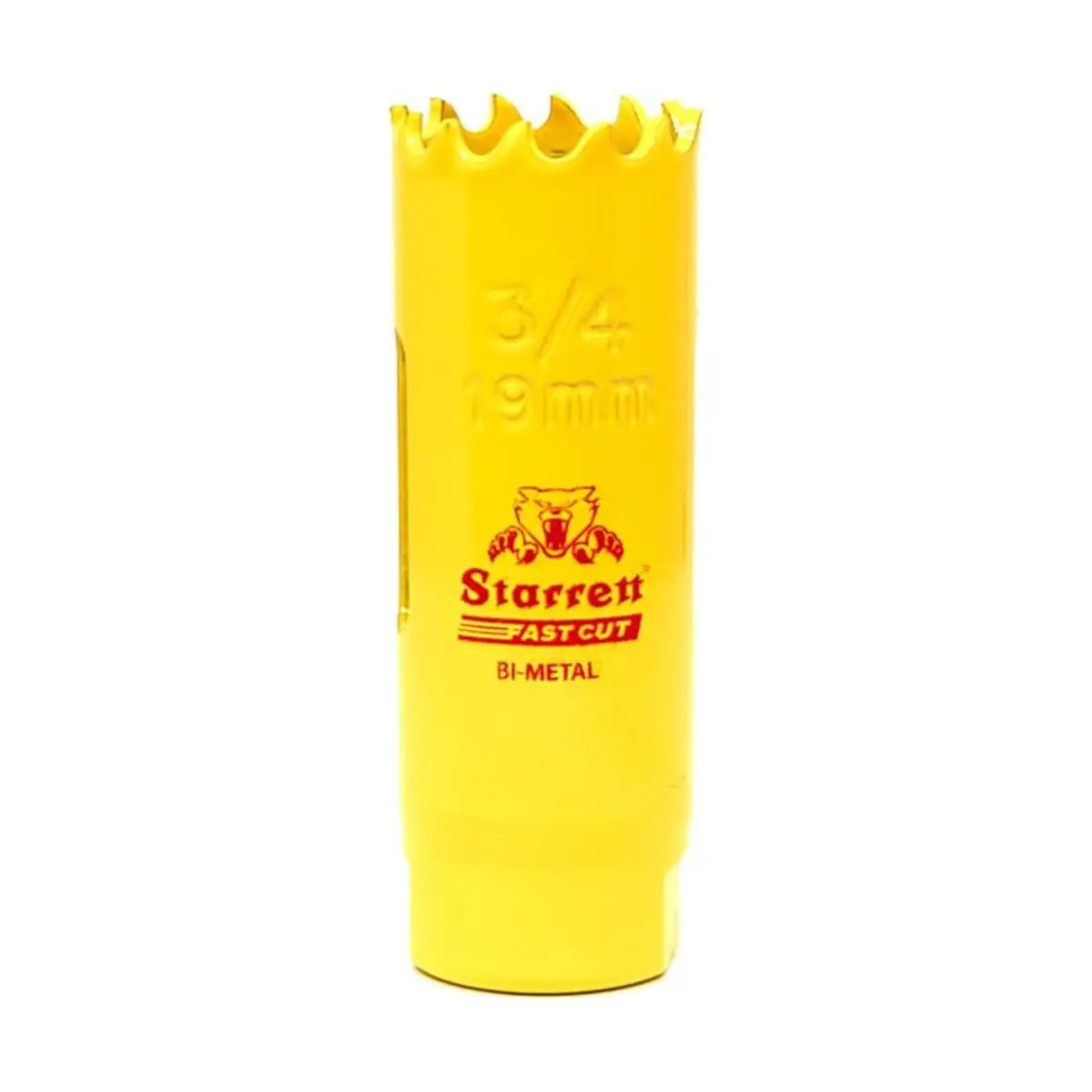 Starrett HSS Bi-Metall-Lochsäge - FCH0034 schnell geschnittene extra Kobalt-Lochsäge - für rostfreies Blech Holz Kunststoff verschiedene Materialien - 19mm