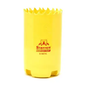 Starrett HSS Bi-Metall-Lochsäge - FCH0114 schnell geschnittene extra Kobalt-Lochsäge - für rostfreies Blech Holz Kunststoff verschiedene Materialien - 32mm