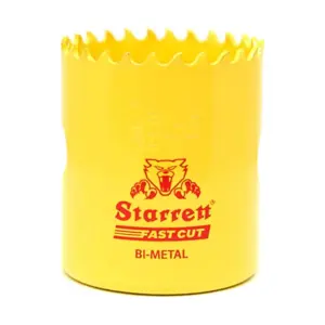 Starrett HSS Bi-Metall-Lochsäge - FCH0196 schnell geschnittene extra Kobalt-Lochsäge - für rostfreies Blech Holz Kunststoff verschiedene Materialien - 40mm