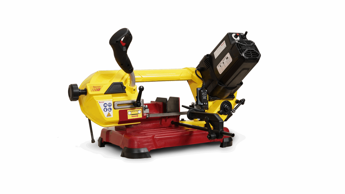 Starrett S1106NG +4 Stk 1440 x 13 x 0,65 mm Sägeblätter, Metallbandsäge, 850 Watt, Variable geschwindigkeit 30–80 m/min, Gährung 0-60°,Biro 22 Für Fleischerei Bandsägeblätter